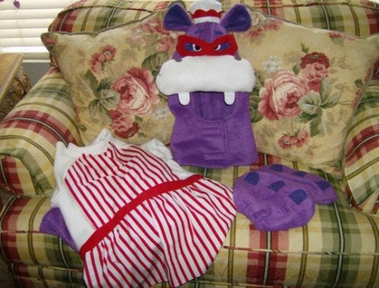 Hallie Hippo Hood Costume, Handmade Animal Cosplay, Fantasy Creature Outfit