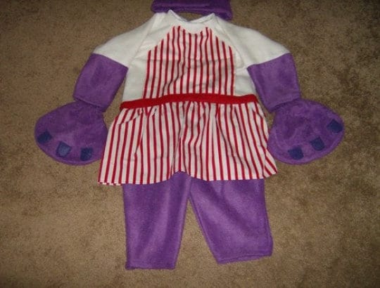 Purple Hippo Halloween Costume Outfit, Kids Hippo Halloween Costume, Cute Animal Costume for Kids, Plush Hippo Costume