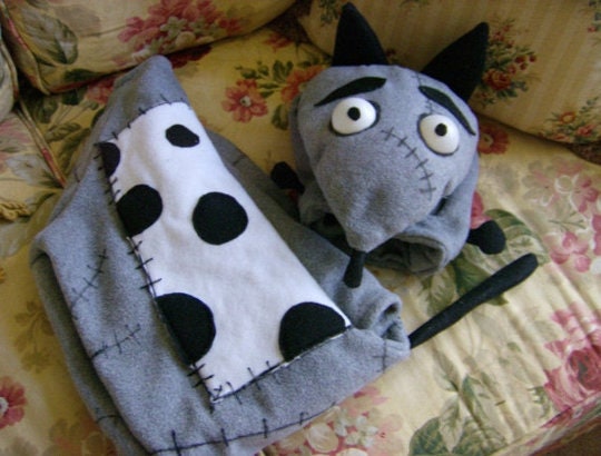 Sparky Dog Frankenstein Zombie Frankenweenie Halloween Zombie Puppy Costume, Kids Pet Monster Outfit, Funny Halloween Dress Up