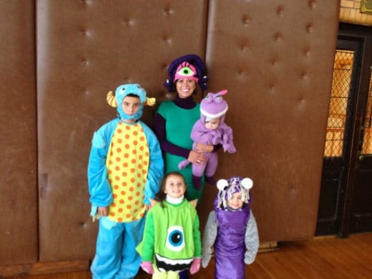 Baby Boo Monster Halloween Costume, Purple Velvet, Tentacle Arms, Toddler Dress Up