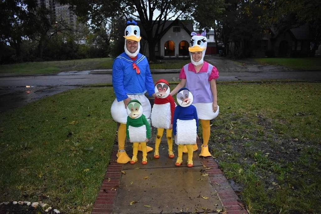 Donald Daisy Duck Halloween Costume, Couples Cartoon Cosplay Outfit
