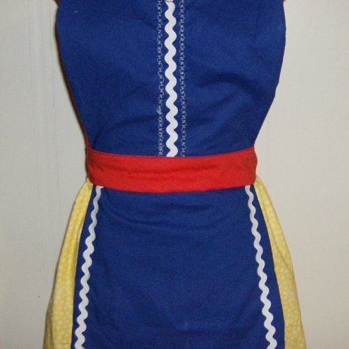 Fairytale Princess Apron Costume Retro Maid Waitress Uniform Snow White Pinup Halloween Cosplay Apron