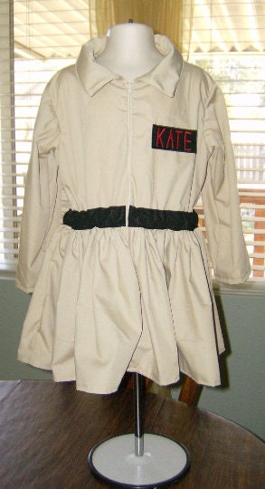 DRESS Ghostbuster Halloween Costume Version Kids Ghostbusters Uniform Kids Movie Inspired Paranormal Cosplay Outfit