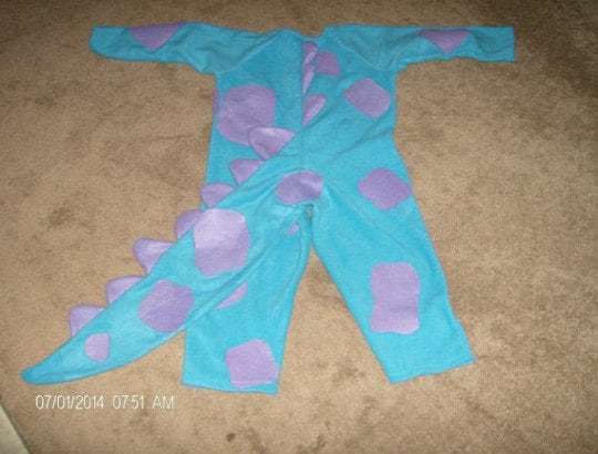 Unisex Sully Sulley Halloween Costume Outfit, Adult Blue Monster Costume, Fleece Monster Halloween Costume, Funny Monster Cosplay