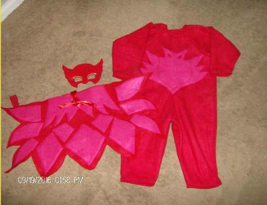 Owlette Owl Girls Bird Halloween Costume Outfit, Girls Owl Halloween Costume, Cute Bird Costume for Kids, Woodland Owl Dress Up