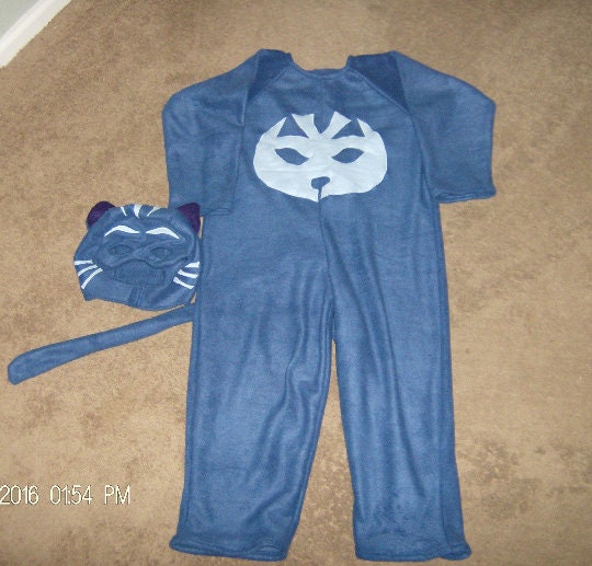 Catboy Animal Halloween Costume, Kids Superhero Cat Costume, Animal Hero Halloween Costume, Custom Cat Costume for Kids
