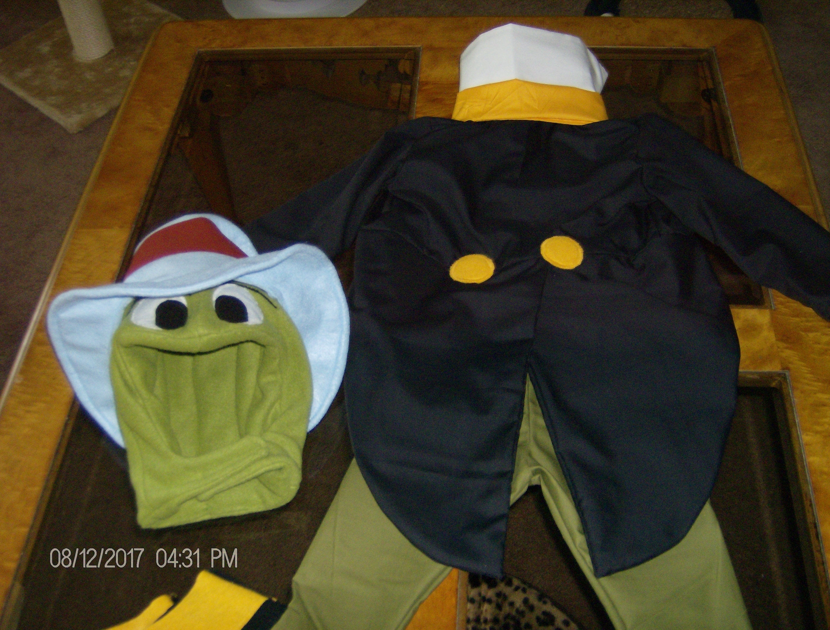 Jiminy Cricket Halloween Costume, Whimsical Fairytale Bug Outfit