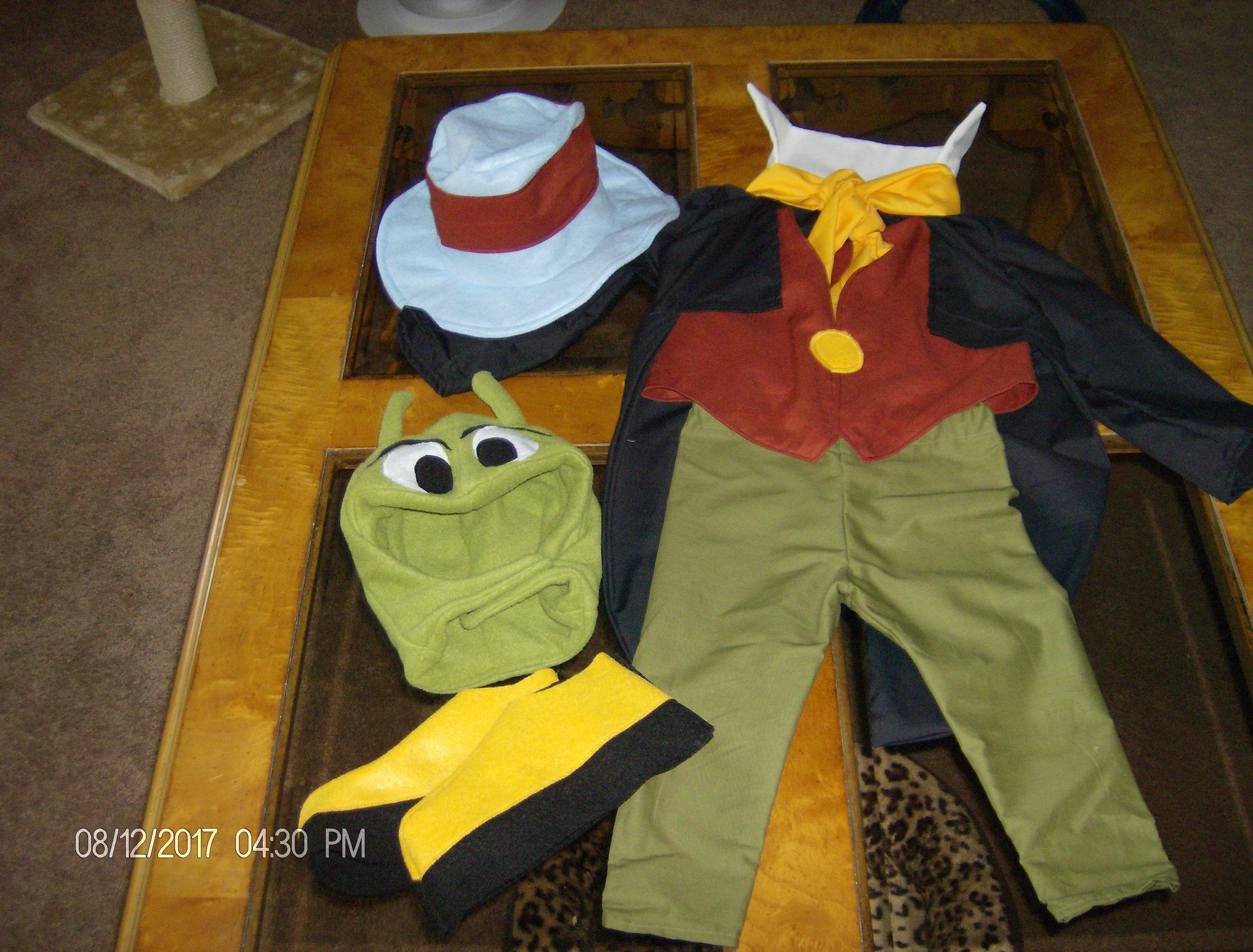 Jiminy Cricket Halloween Costume, Storybook Cricket Costume, Fairytale Halloween Outfit, Whimsical Bug Costume for Adults