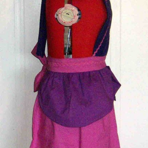 Anastasia Inspired Apron Costume Retro Maid Waitress Uniform Princess Halloween Cosplay