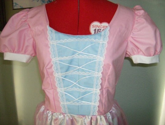 Girls Little Bo Peep Halloween Costume Dress, Shepherdess Costume for Toddlers, Storybook Dress Up