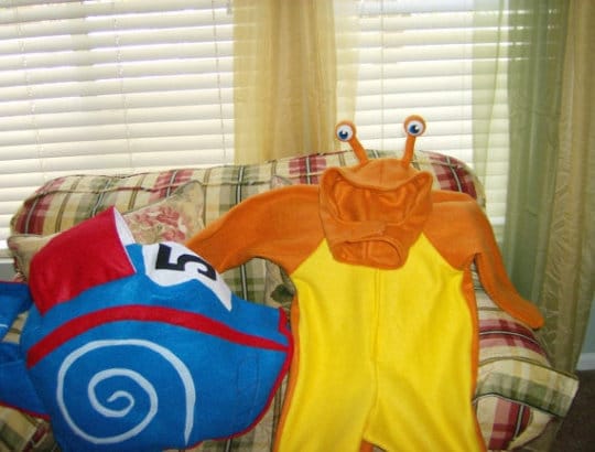 Racing Snail Turbo Halloween Costume Outfit, Turbo Inspired Snail Costume, Funny Animal Halloween Costume, Kids Snail Costume