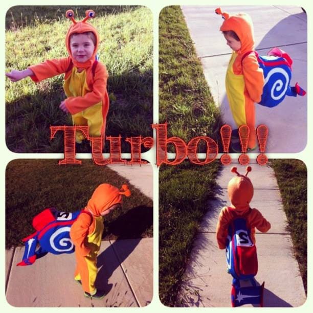 Turbo Snail Halloween Costume, Speedy Racer Shell Outfit, Kids Animal Fancy Dress