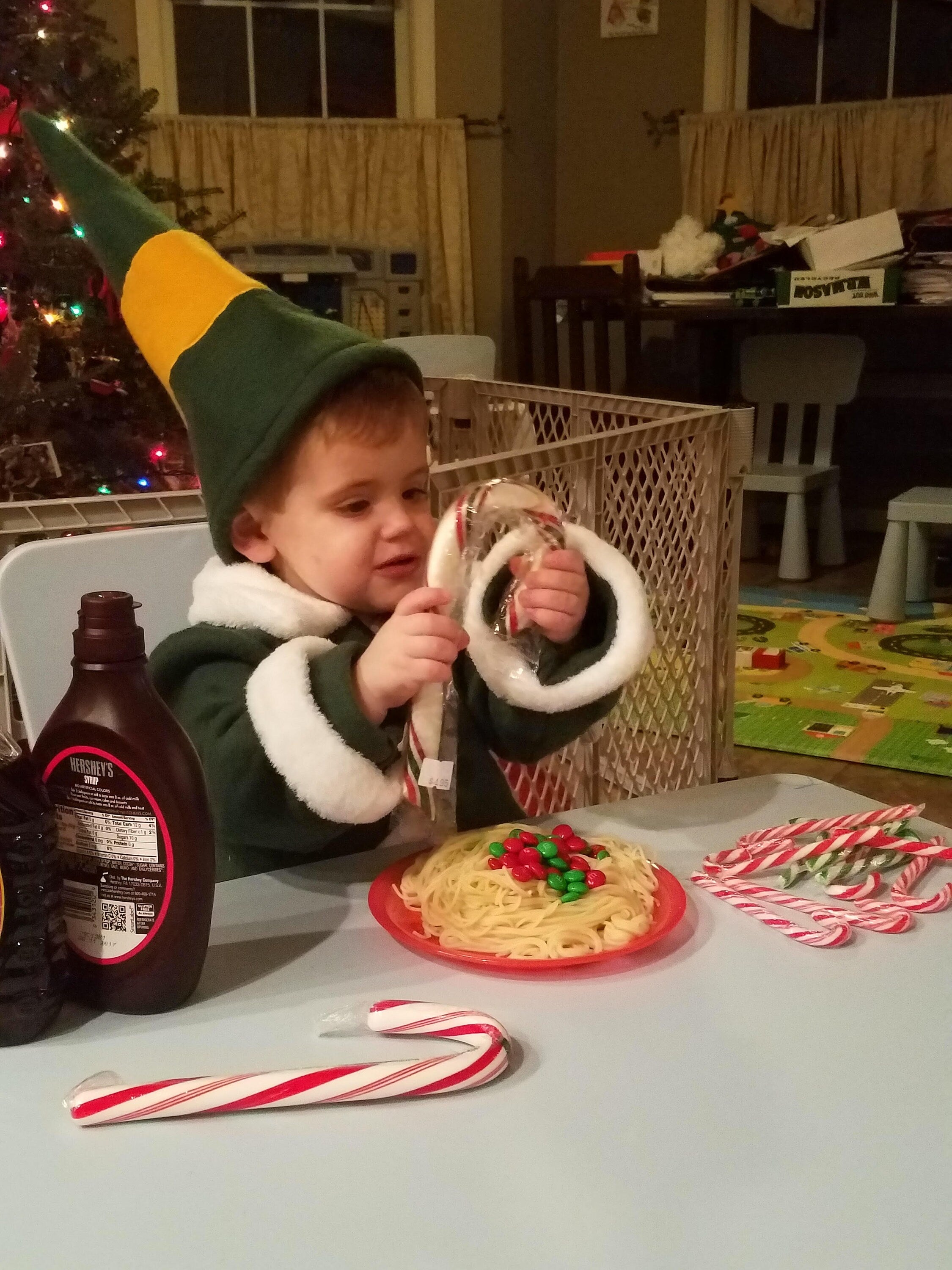 Custom Buddy Elf Costume: 5-Piece Christmas Outfit for Photos, Cosplay