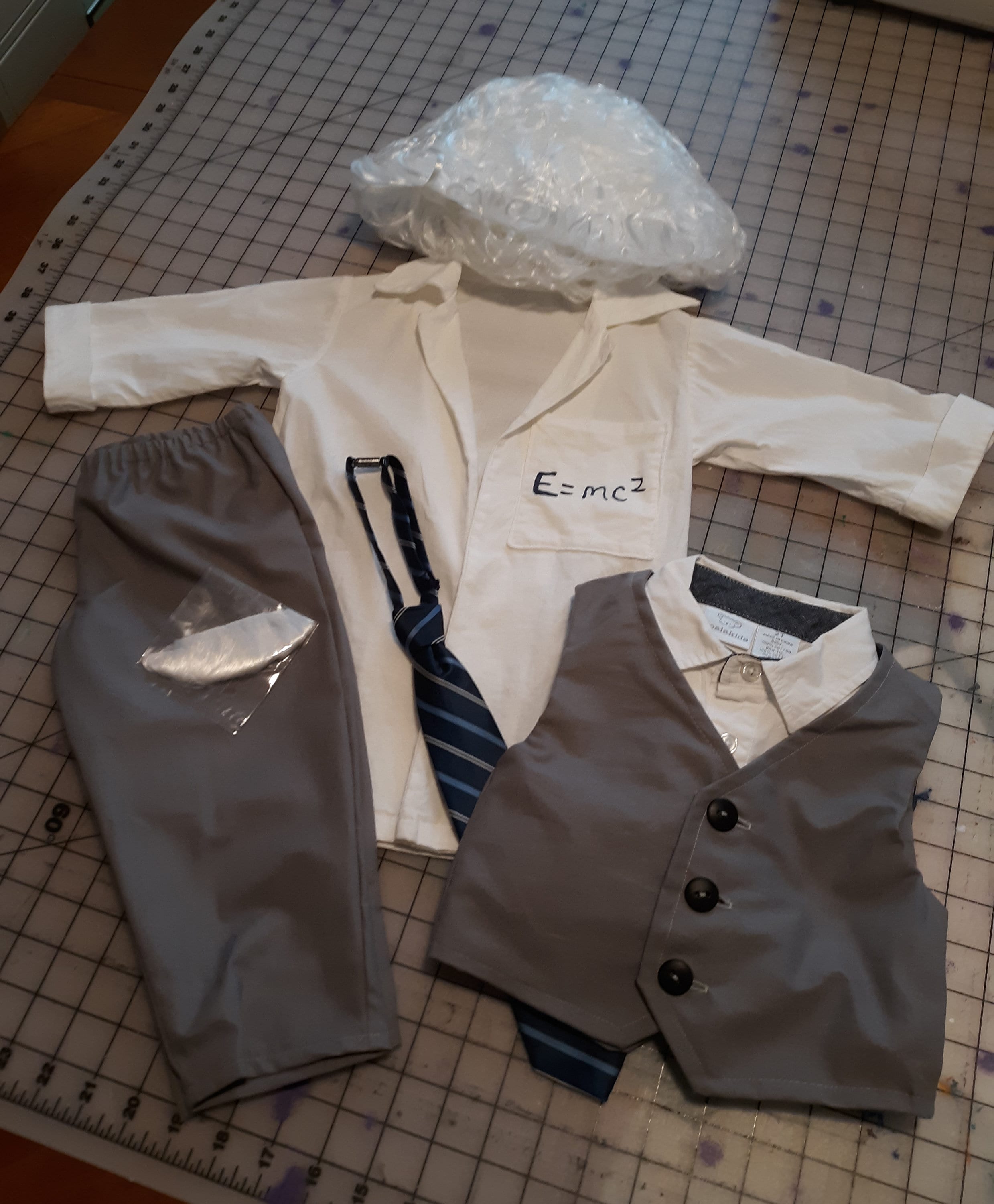 Einstein Mad Scientist Halloween Costume, Mad Scientist Halloween Costume, Funny Professor Costume, Genius Scientist Cosplay