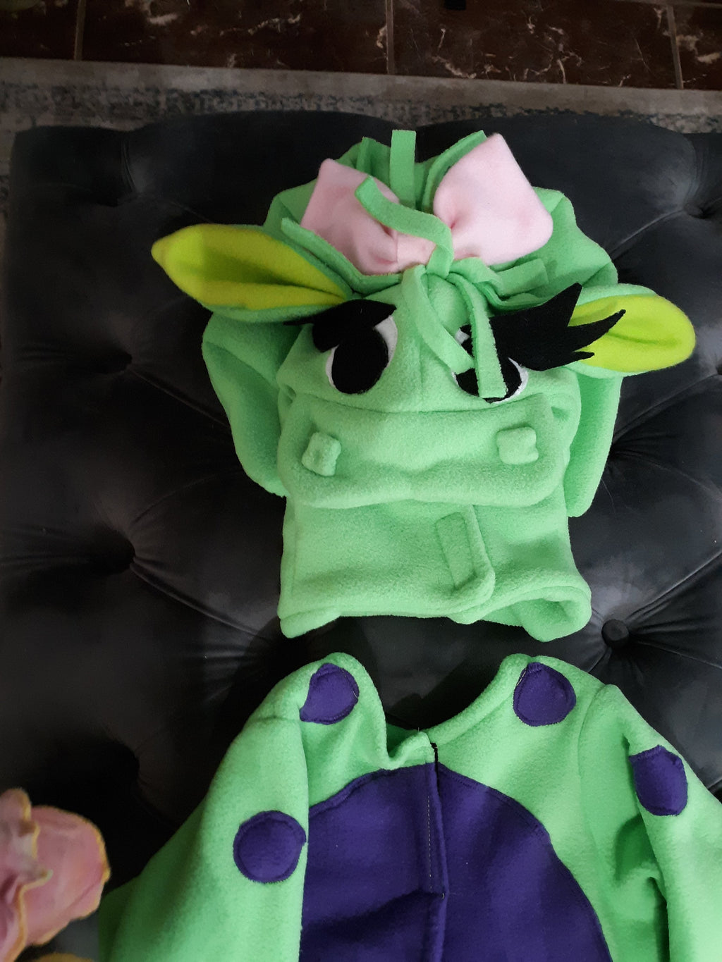 Baby Bop Halloween Costume Outfit, Purple Dino Halloween Costume, Cute Dinosaur Costume for Kids, Retro Character Costume