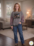 Willie Nelson Outlaw Country Long Sleeve Shirt – Upcycled Vintage Band Tee