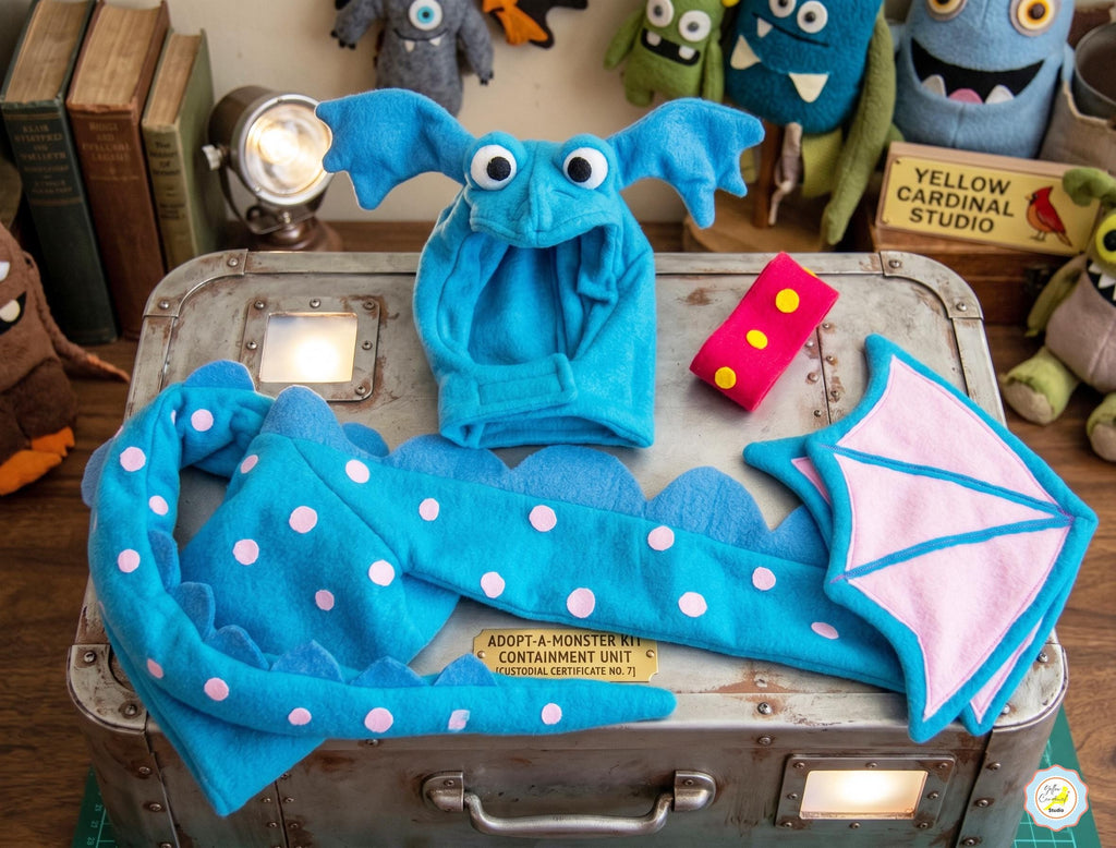 Unisex Blue Stuffy Dragon Pet Halloween Costume Cosplay Movie Character Fantasy Creature Outfit