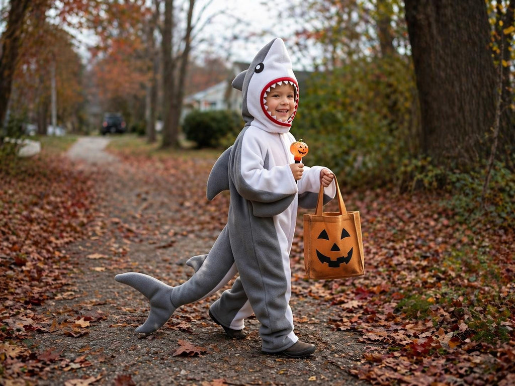 Great White Shark Halloween Costume, Kids Shark Costume, Ocean Animal Halloween Costume, Shark Week Outfit, Sea Creature Suit