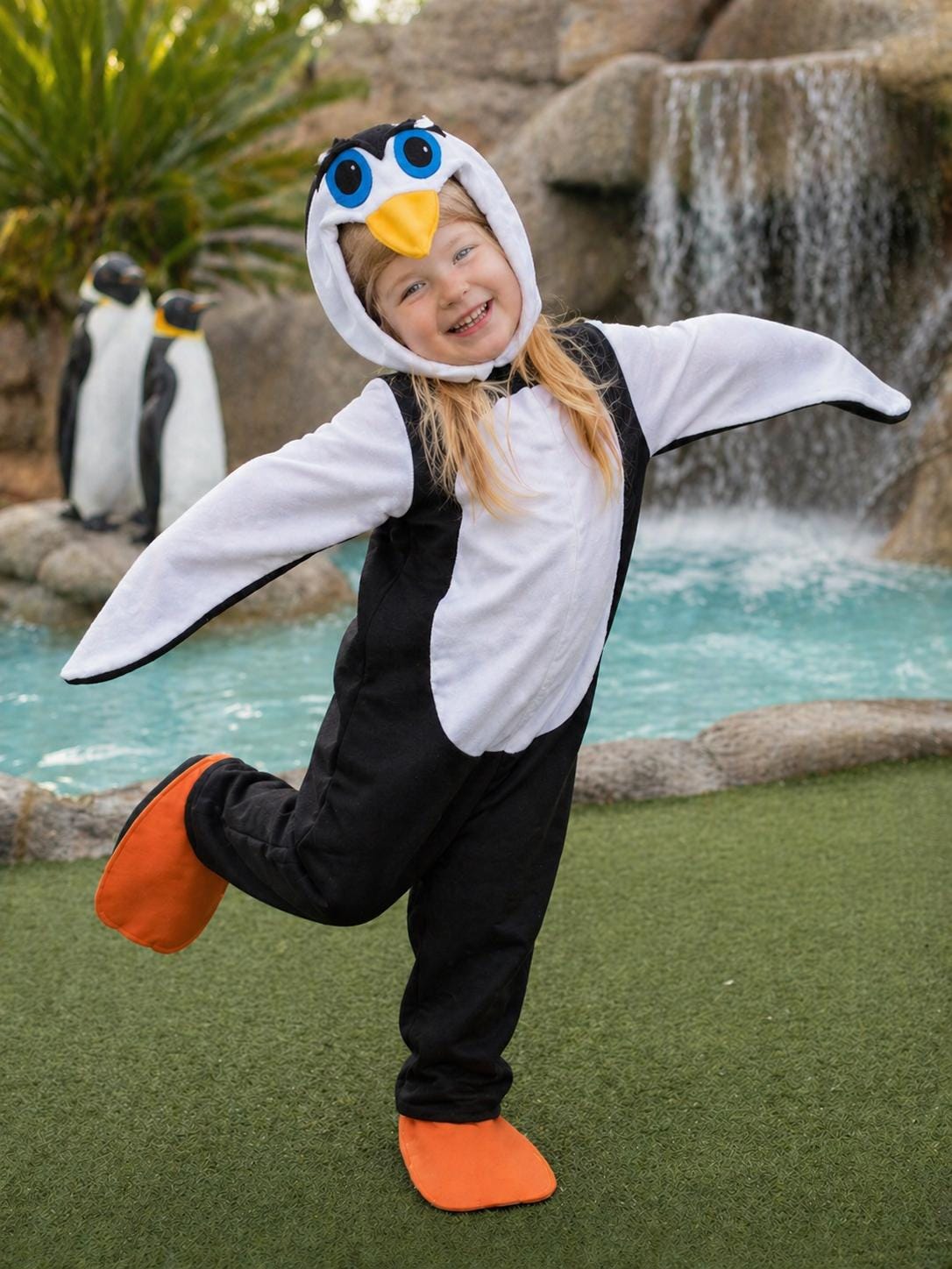Toddler Kids Penguin Halloween Costume, Toddler Penguin Costume, Kids Bird Halloween Costume, Cute Arctic Animal Costume