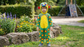 Kids Dotted Fleece Monkey Costume, Green Bodysuit, Halloween Jungle Outfit