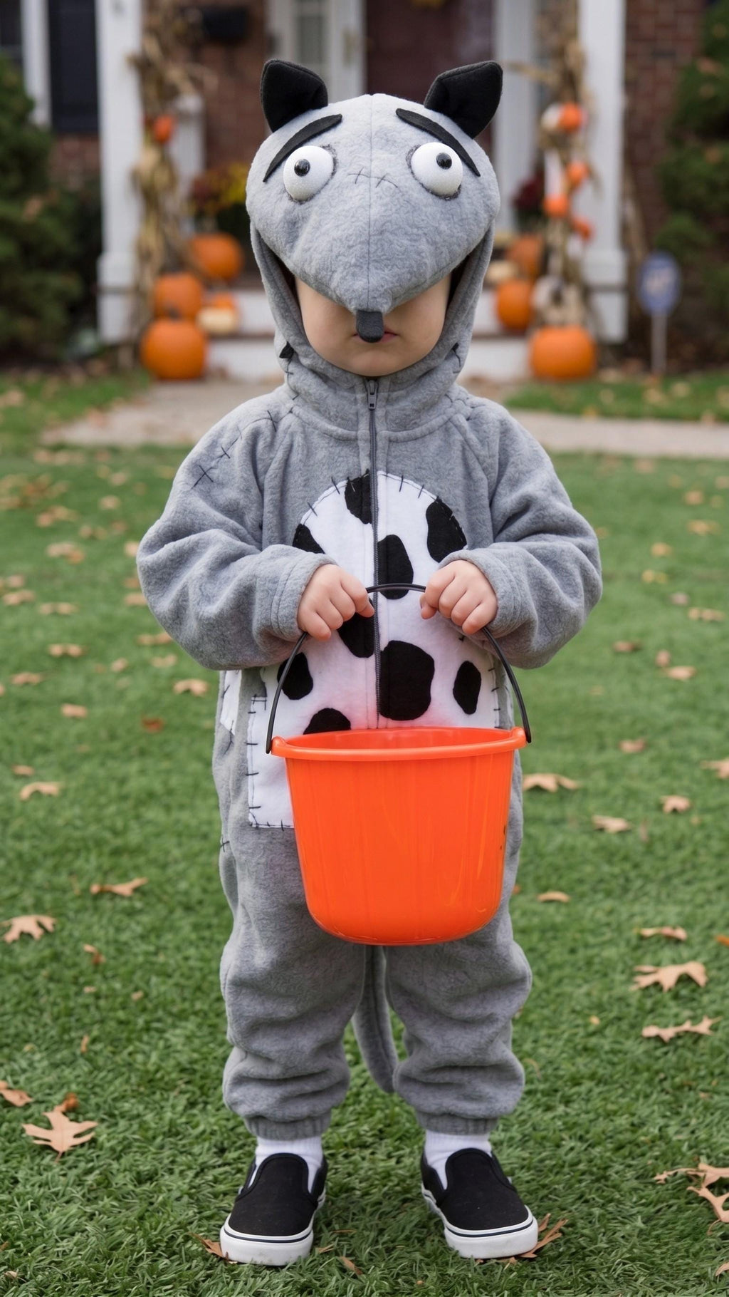 Sparky Dog Costume, Frankenweenie Zombie Puppy Outfit, Kids Halloween Dress Up