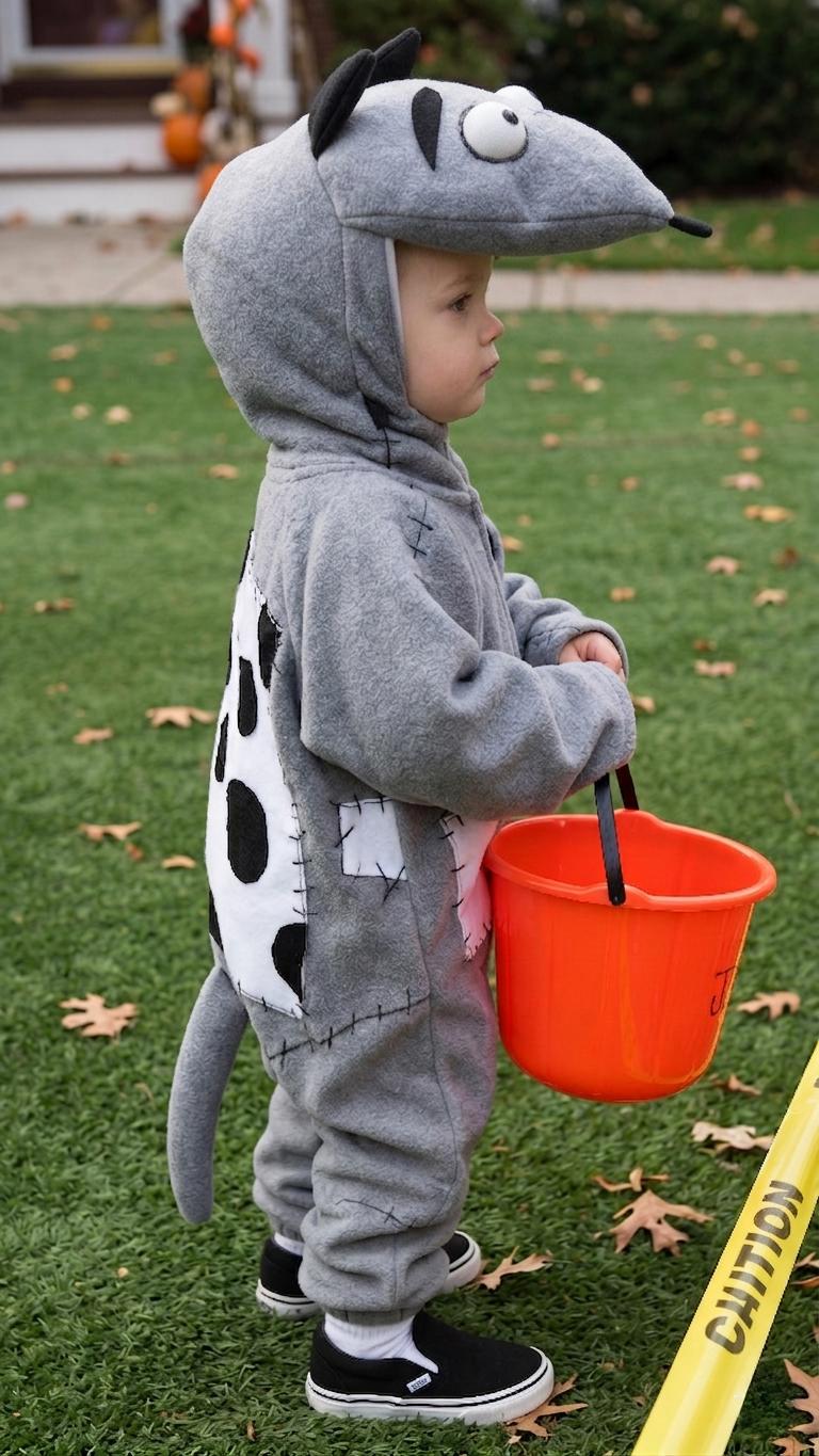 Sparky Dog Costume, Frankenweenie Zombie Puppy Outfit, Kids Halloween Dress Up