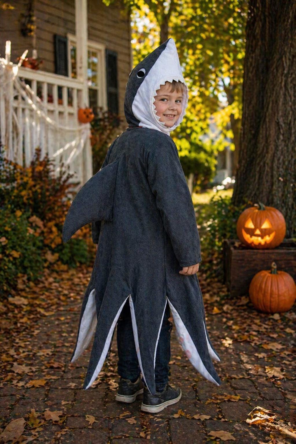 Sharktopus Halloween Costume, Unique Sea Creature Outfit, Funny Ocean Monster Child Costume