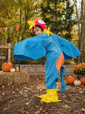 Kids Hei Hei Rooster Fleece Costume, Halloween Tropical Bird Outfit