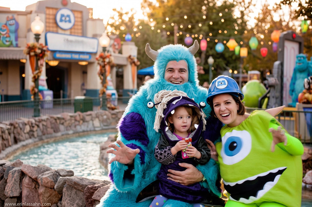 Green Mike Wazowski One-Eyed Monster Halloween Costume Kids Cosplay Character Inspired Fleece Creature Outfit