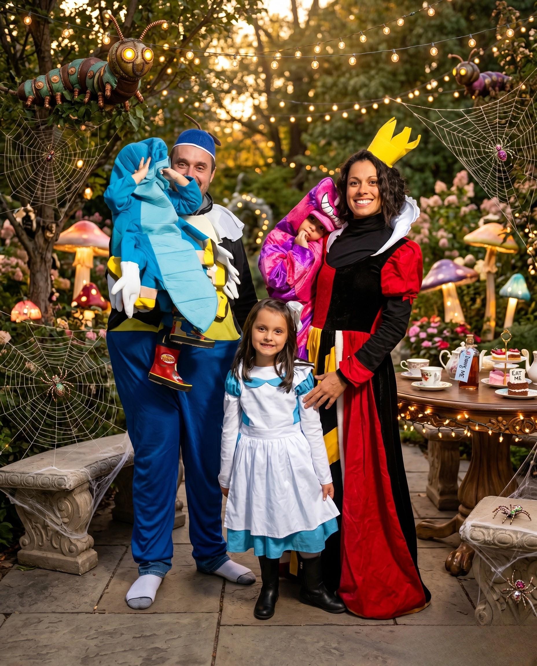 Queen of Hearts Halloween Costume Dress, Royal Villain Cosplay, Fairytale Villain Outfit