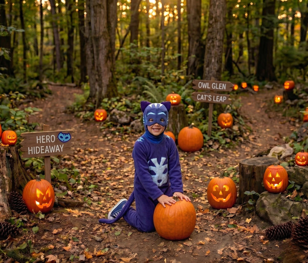 Catboy Animal Halloween Costume, Kids Superhero Cat Costume, Animal Hero Halloween Costume, Custom Cat Costume for Kids
