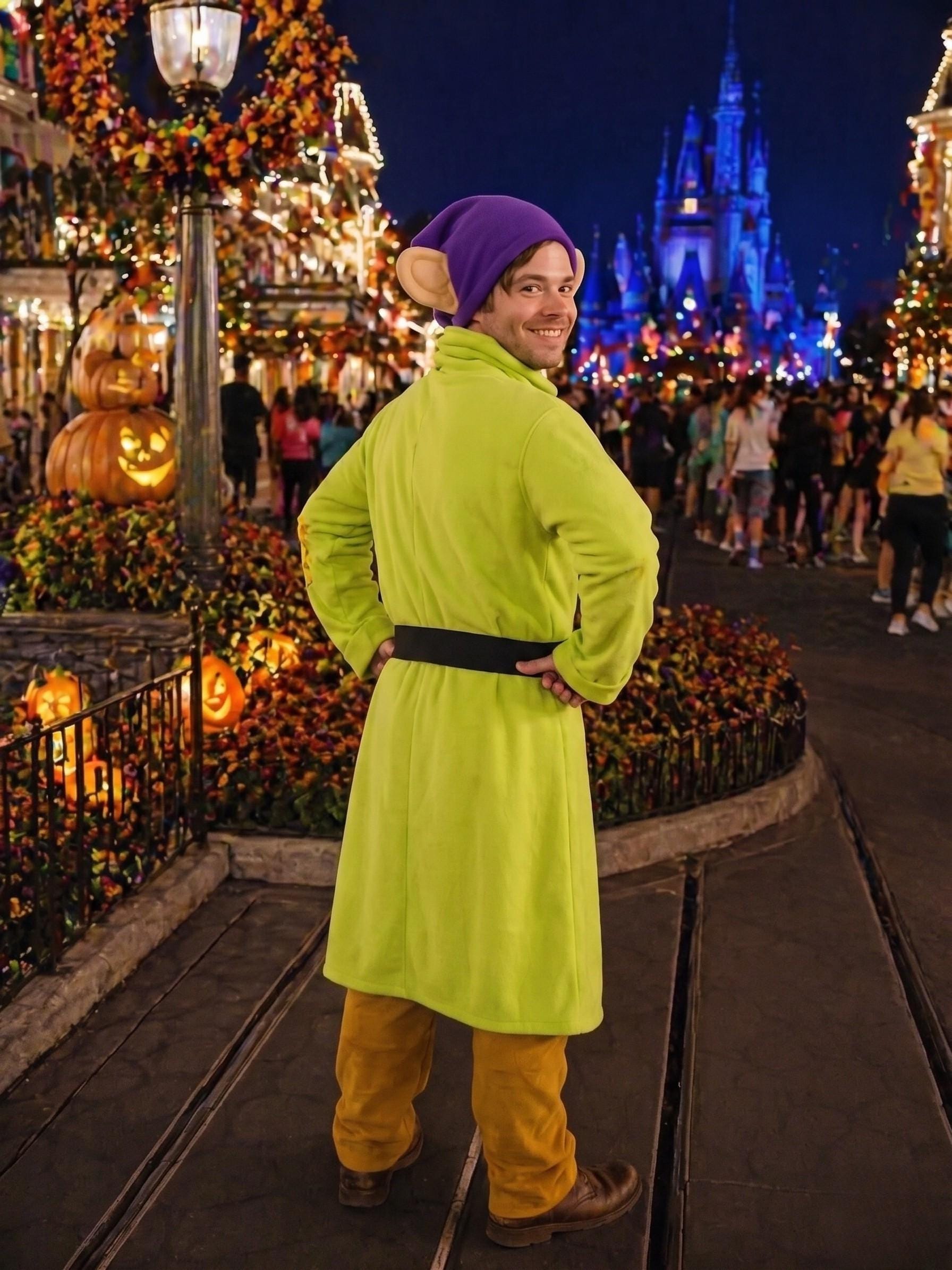 Dopey Dwarf Costume, Adult Fairytale Halloween Outfit, Storybook Cosplay