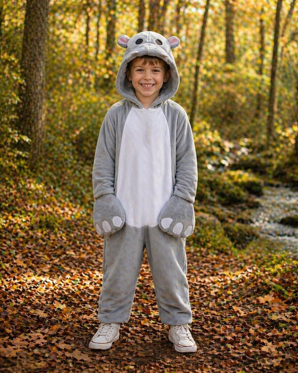 Kids Hippo Animal Halloween Costume, Kids Hippopotamus Costume, Cute Animal Halloween Costume, Plush Hippo Costume for Kids