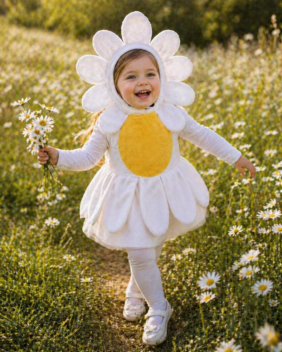 Daisy Flower Girls Halloween Costume Custom Made