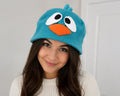 Fleece Sleepy Bird Hat, Kids Animal Costume, Cozy Halloween Beanie