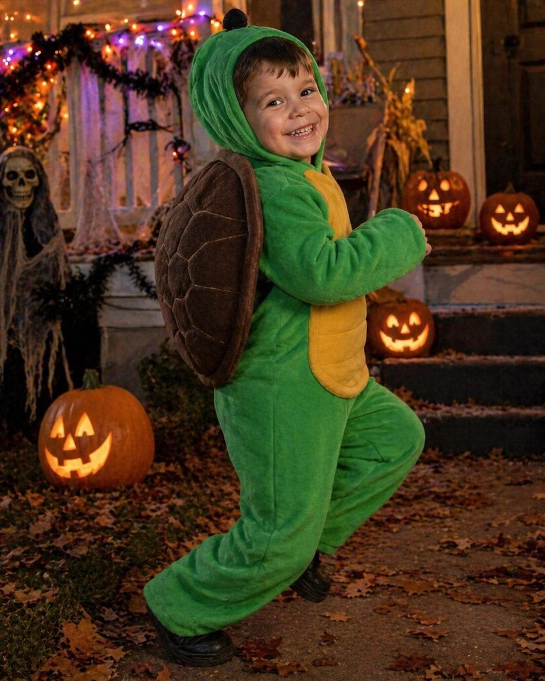 Kids Turtle Tortoise Halloween Costume, Kids Tortoise Costume, Plush Animal Halloween Costume, Cute Turtle Costume for Kids
