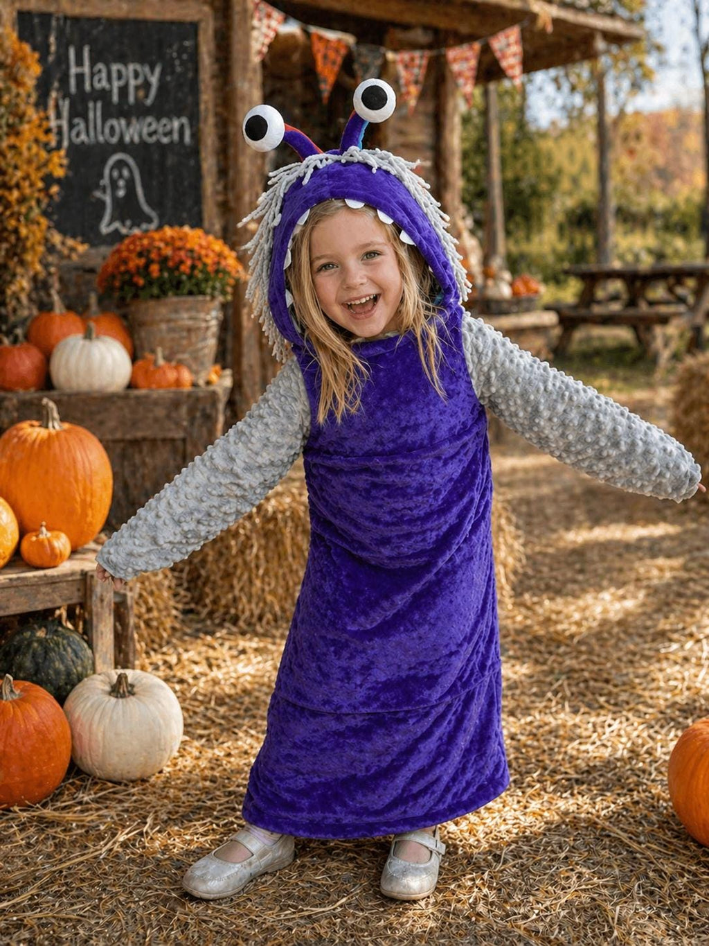 Baby Boo Monster Halloween Costume Outfit, Baby Monster Halloween Costume, Cute Pink Monster Costume, Toddler Monster Dress Up