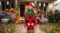 Strawberry Halloween Costume, Fleece Fruit Outfit for Kids, Berry Sweet Dress Up