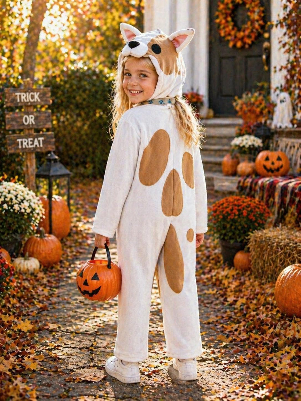 Halloween Costume Custom Dog Outfit Kids Puppy Costume Personalized Pet Cosplay Husky Pug Doggie Dress Up