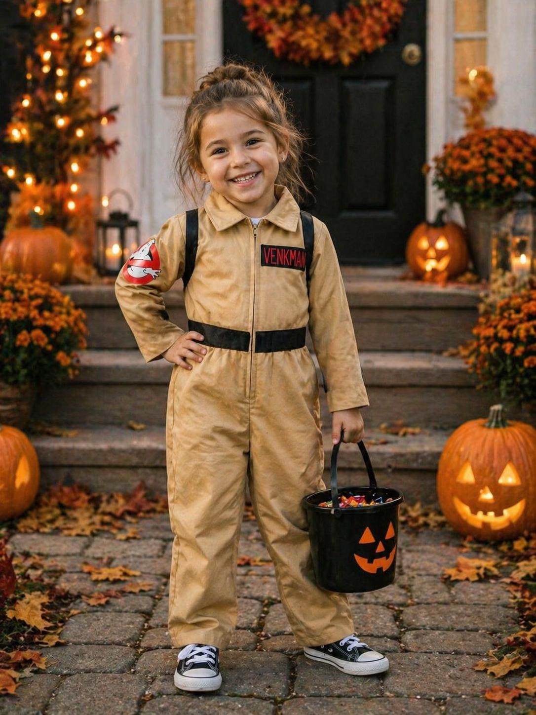 Ghostbusters Jumpsuit Halloween Costume, Ghost Hunter Halloween Costume, Movie-Inspired Costume, Adult Cosplay Outfit