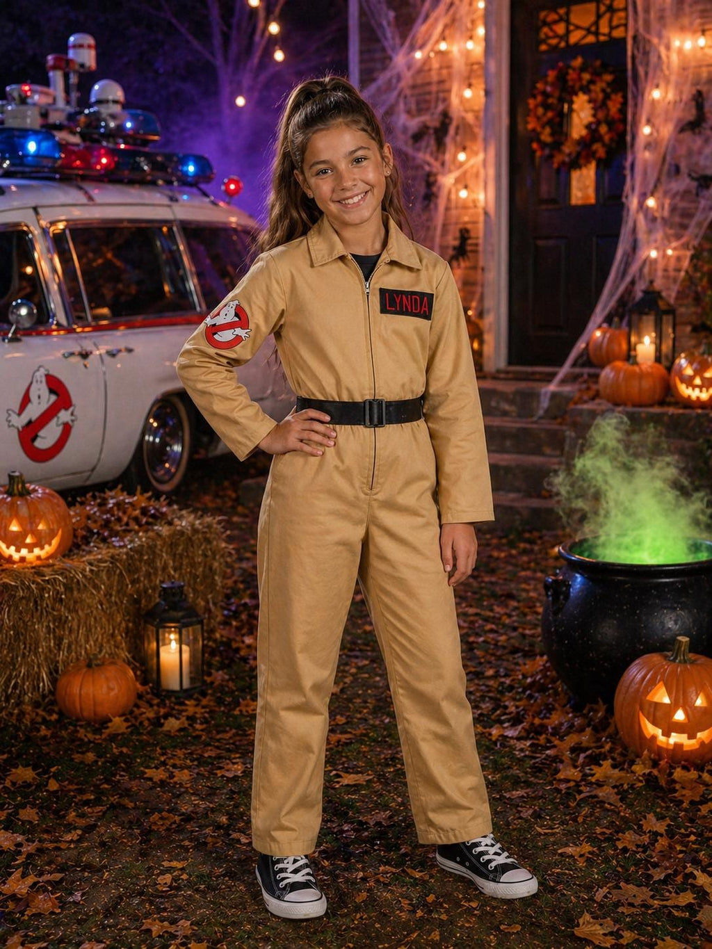 Ghostbusters Jumpsuit Halloween Costume, Ghost Hunter Halloween Costume, Movie-Inspired Costume, Adult Cosplay Outfit