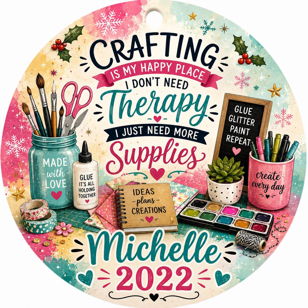 Crafting Ornament, Creative Supplies, DIY Decor, Custom KeepsakePersonalized
