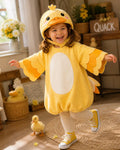 Puddle Duck Costume Kids, Handmade Fleece Duck Outfit, Cute Tunic Style Animal Costume, Toddler Halloween Costume, Goose Dress Up