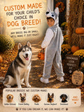 Halloween Costume Custom Dog Outfit Kids Puppy Costume Personalized Pet Cosplay Husky Pug Doggie Dress Up