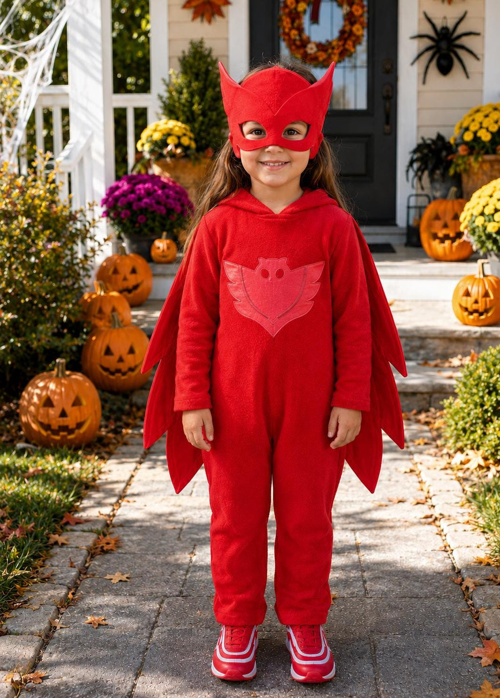 Owlette Owl Girls Bird Halloween Costume Outfit, Girls Owl Halloween Costume, Cute Bird Costume for Kids, Woodland Owl Dress Up