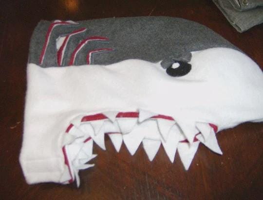Great White Shark Halloween Costume, Kids Shark Costume, Ocean Animal Halloween Costume, Shark Week Outfit, Sea Creature Suit