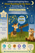 Galileo The Giraffe Reaching For The Stars, STEM Adventure Book for Kids, Signed Personalized Children’s Story