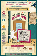 Girls The Dynamic Duo Detectives: The Case of the Missing Kitty, Signed Mystery Book for Kids, Personalized Detective Story