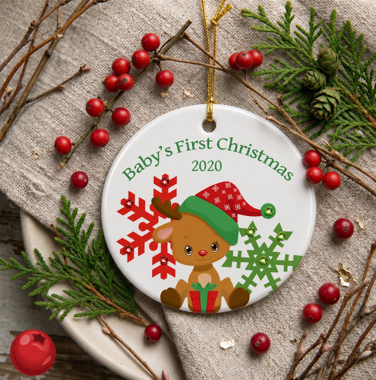 Hand-Placed Crystal Accent Upgrade for Holiday Ornament, Custom Sparkle EnhancementPersonalized