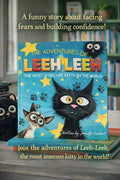 The Adventures of Leeh Leeh, Insecure Kitty Book, Personalized Kids Story, Signed Cat Book Gift, Children’s Picture Book